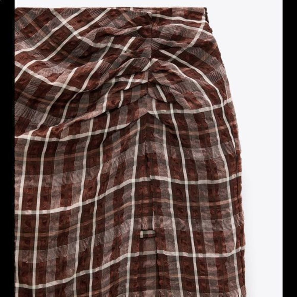 ZARA plaid skirt 8225/016 - Picture 7 of 11